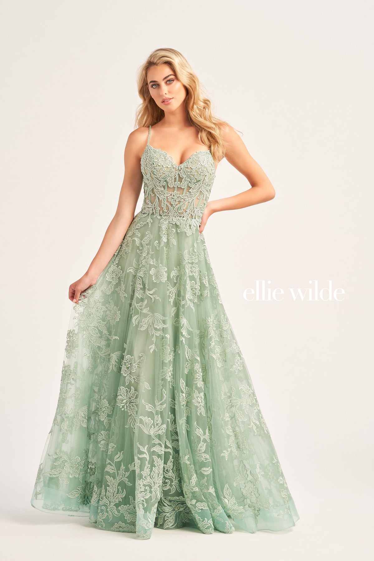 Ellie Wilde EW35226-sage-a