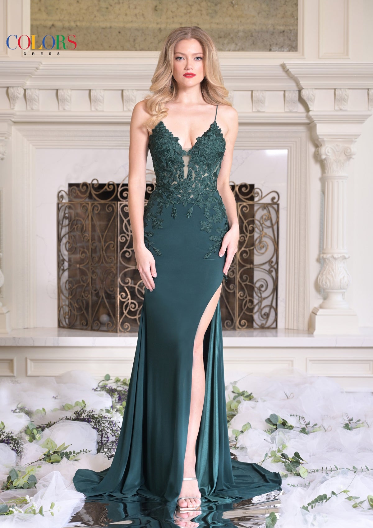 Colors Dress G1086_DEEPGREEN_175464