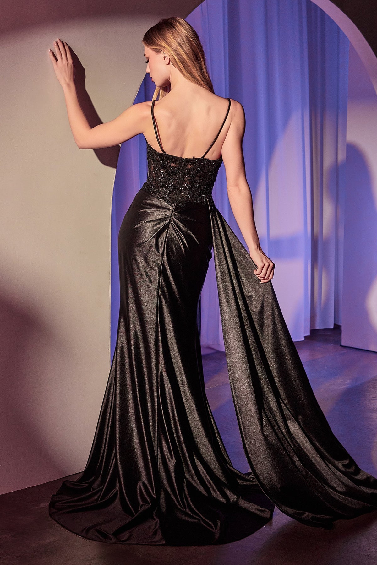Ladivine by Cinderella Divine KV1117_BLACK_BACK