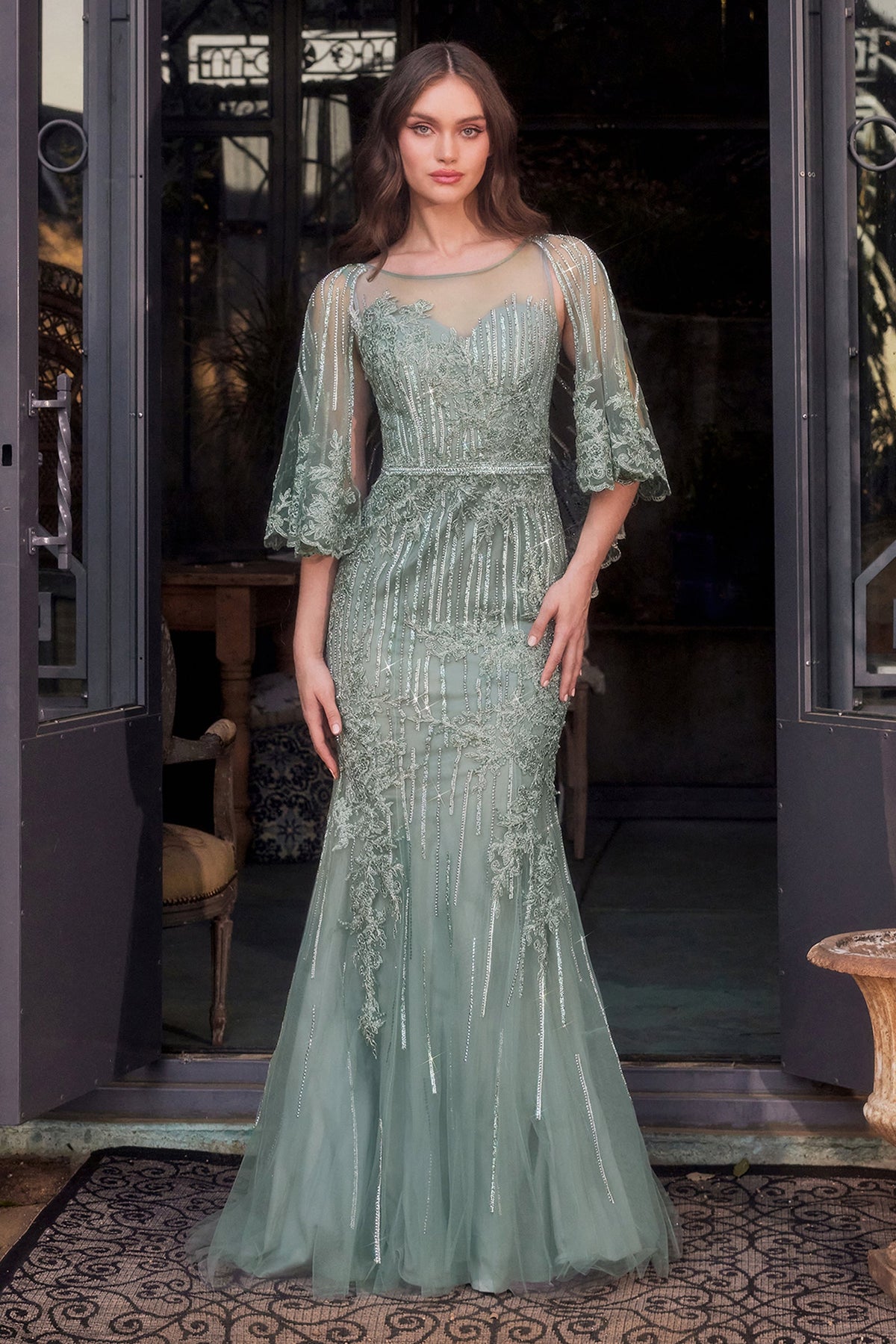 Andrea & Leo Couture MA105_SAGE_front