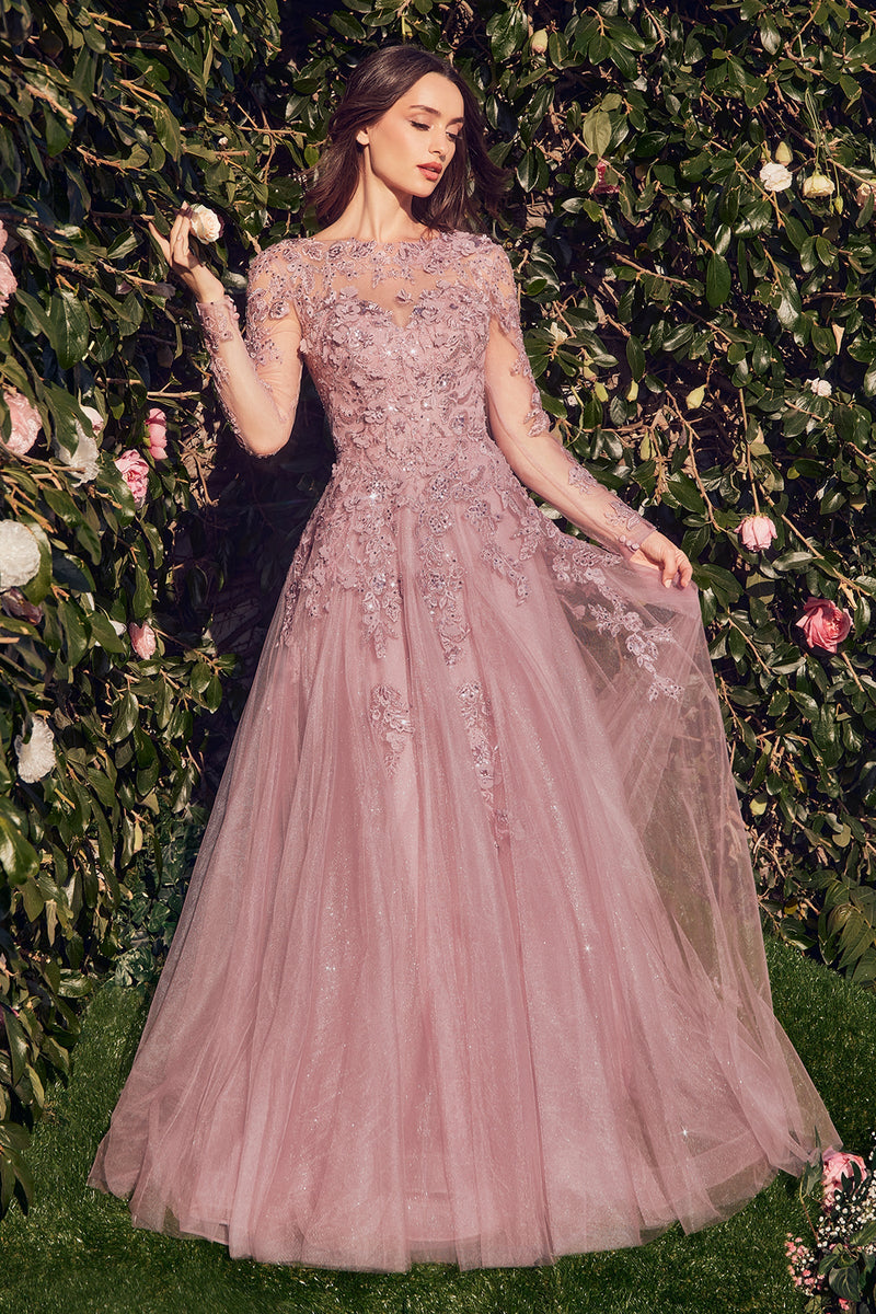 Andrea & Leo Couture MA108_DUSTY--ROSE_FRONT
