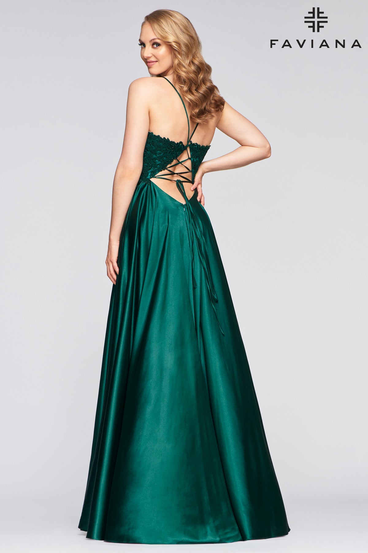 Faviana S10400_DEEP_GREEN_BACK