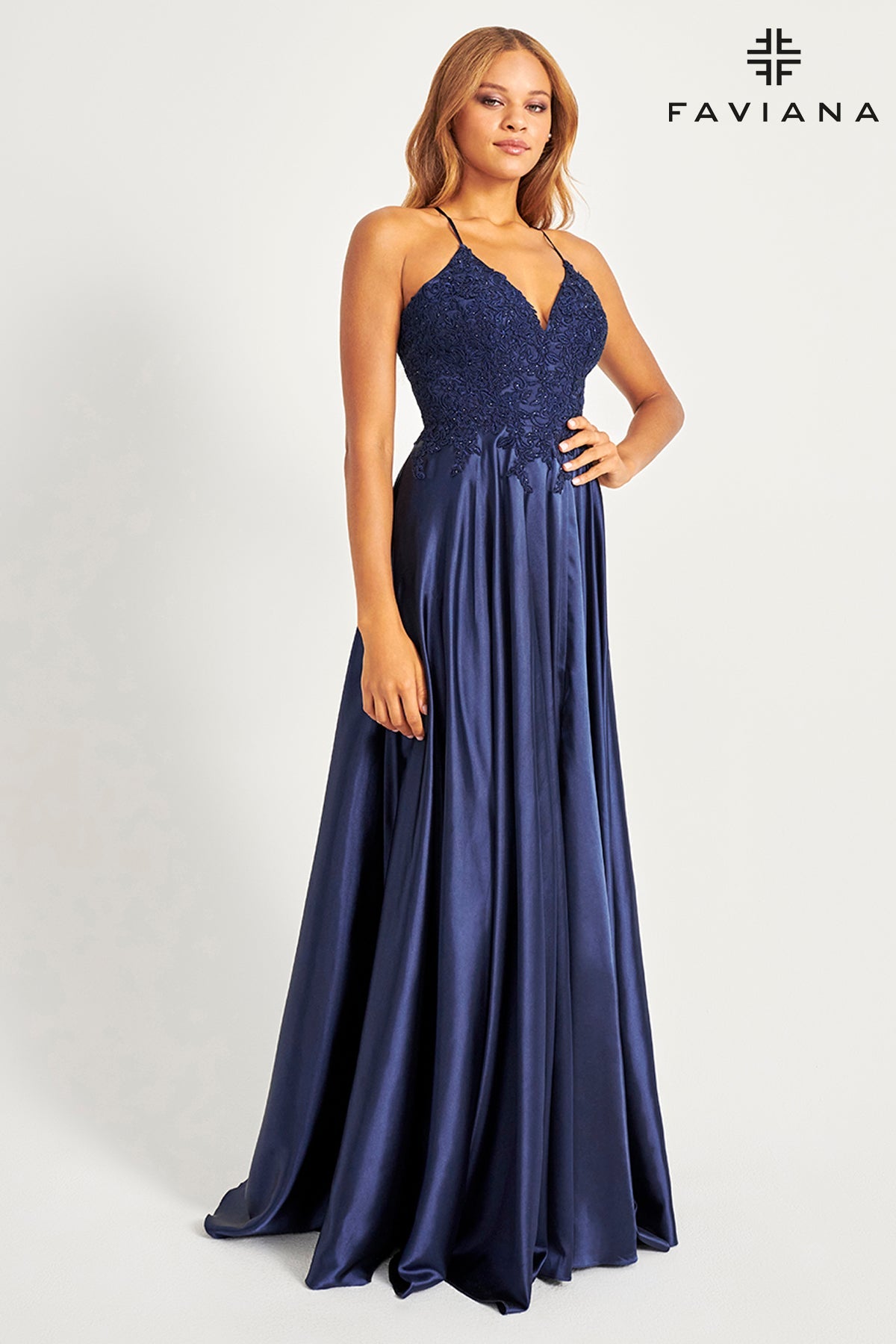 Faviana S10400_NAVY_SIDE