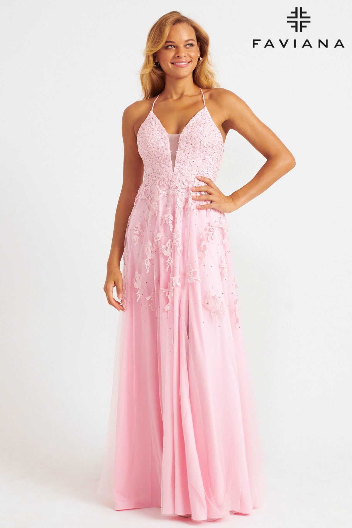 Faviana S10640_LIGHT_PINK_FRONT