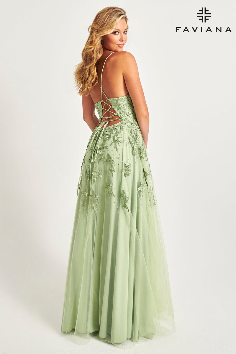 Faviana S10640_Sage_Back