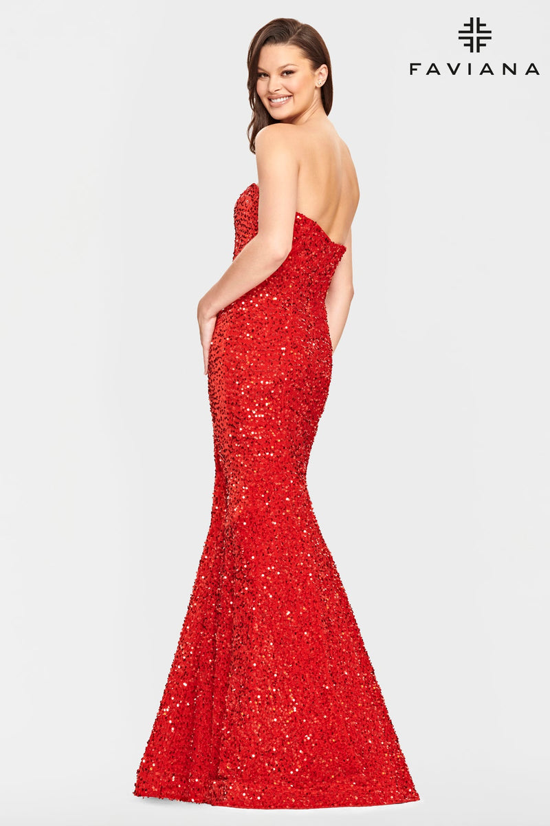 Faviana S10819_CANDY_RED_BACK