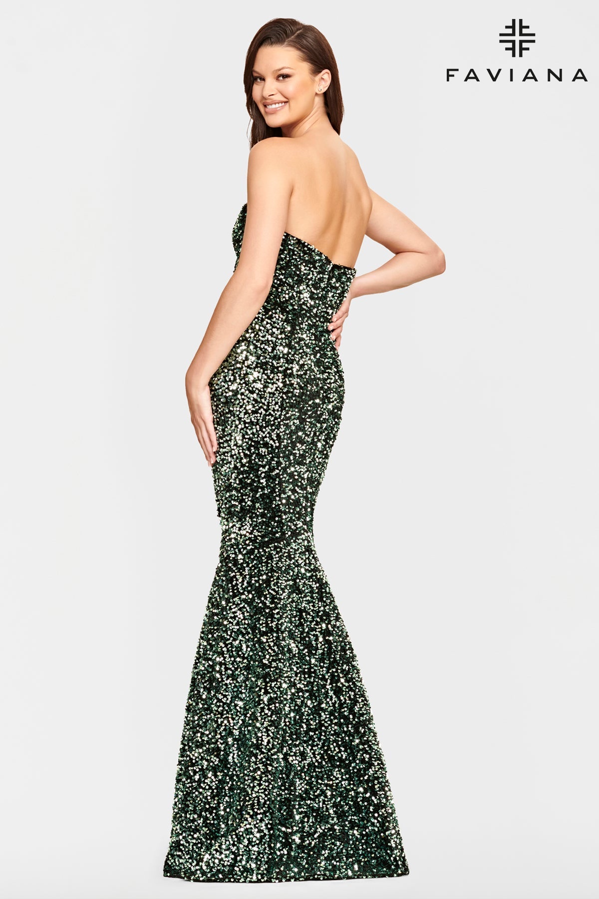 Faviana S10819_OCEAN_GREEN_BACK