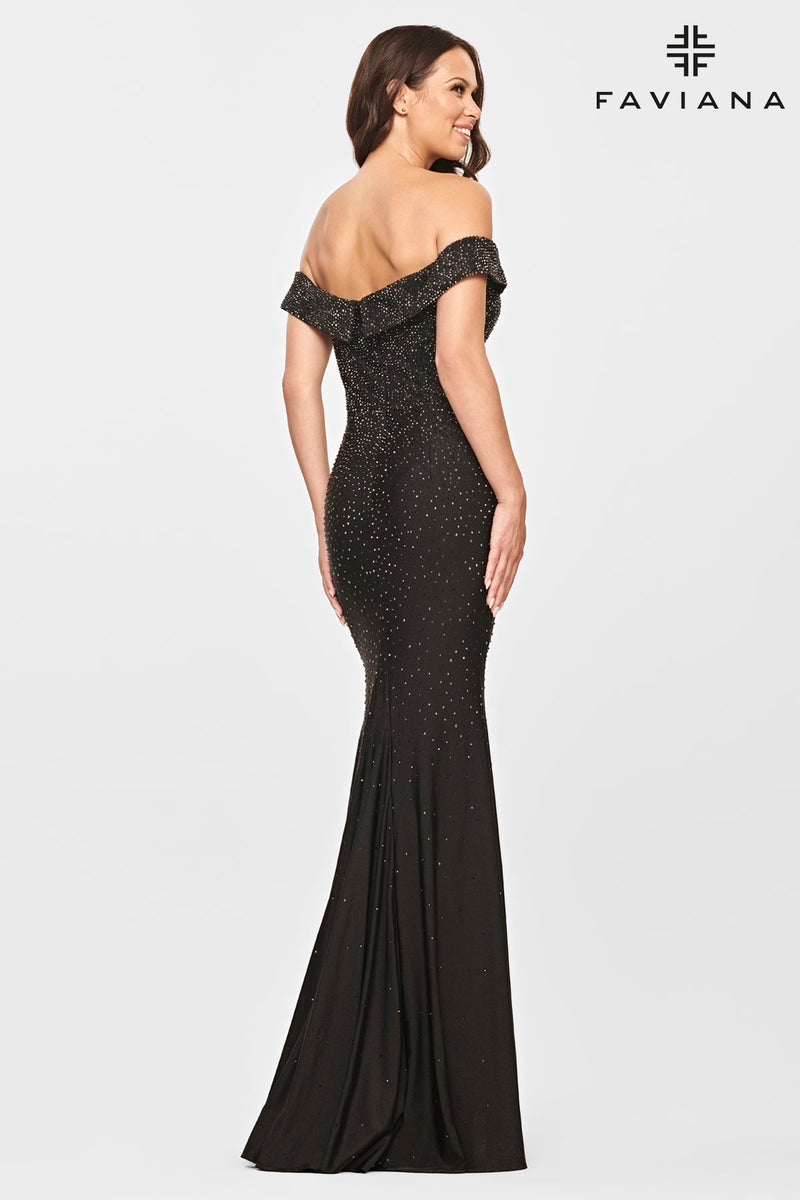 Faviana S10850_BLACK_BACK