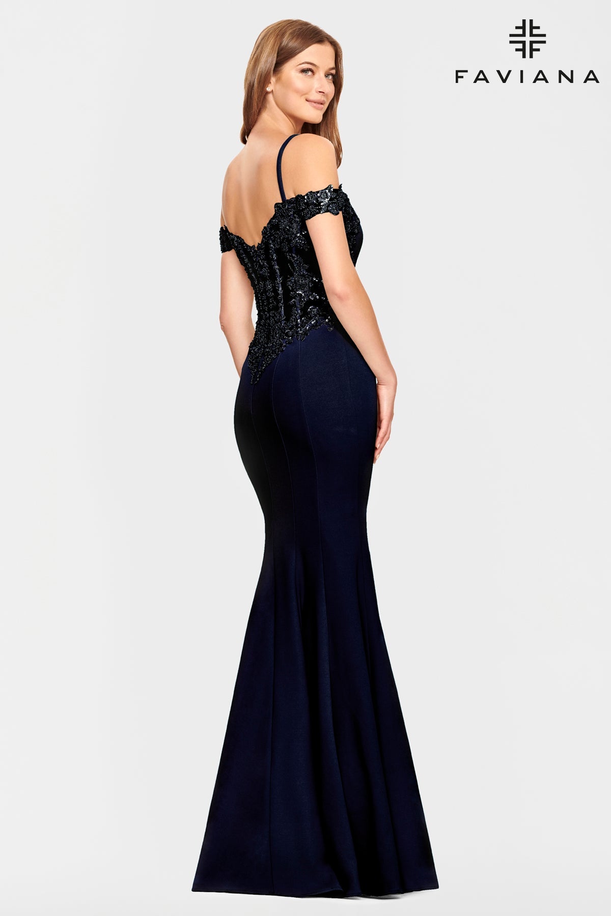 Faviana S10866_NAVY_BACK