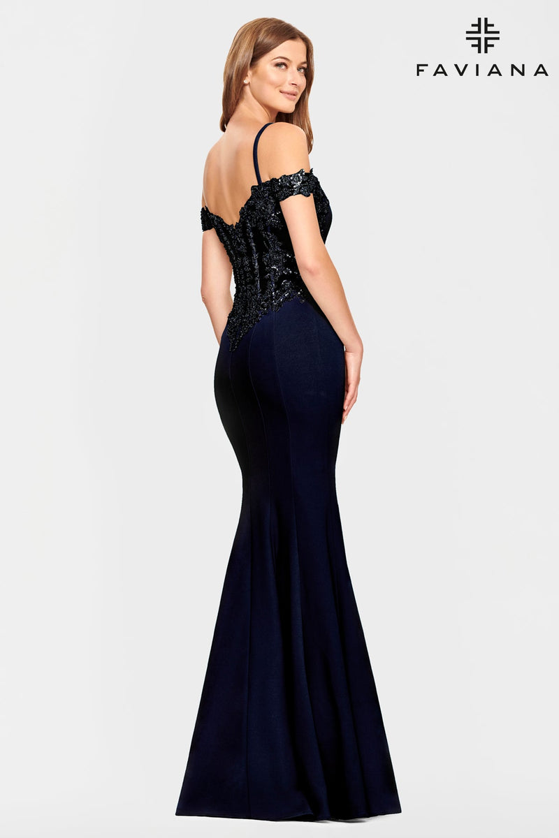 Faviana S10866_NAVY_BACK