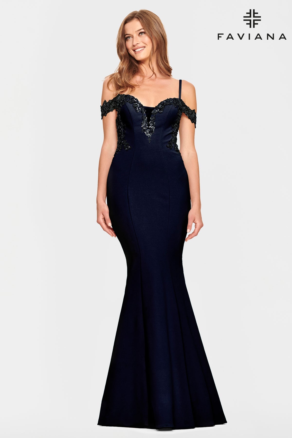 Faviana S10866_NAVY_FRONT