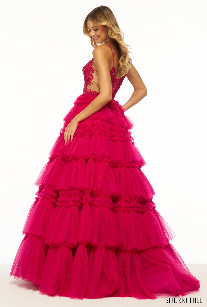 Sherri Hill Sherri-Hill-56102-magenta-53967