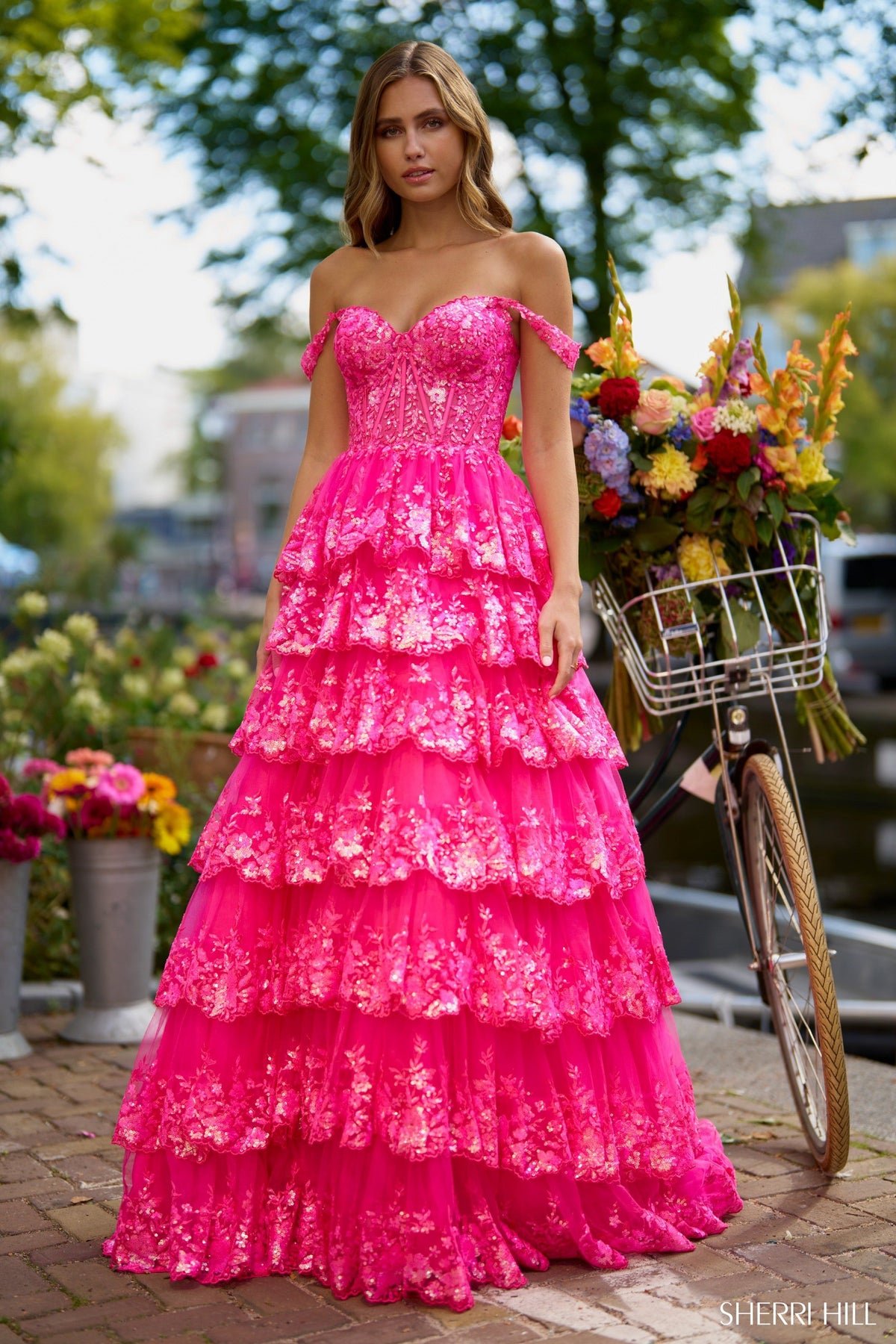 Sherri Hill Sherri-Hill-56196-fuchsia-53739