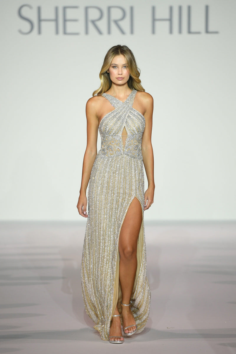Sherri Hill Sherri-Hill-56386-nude-silver-53674
