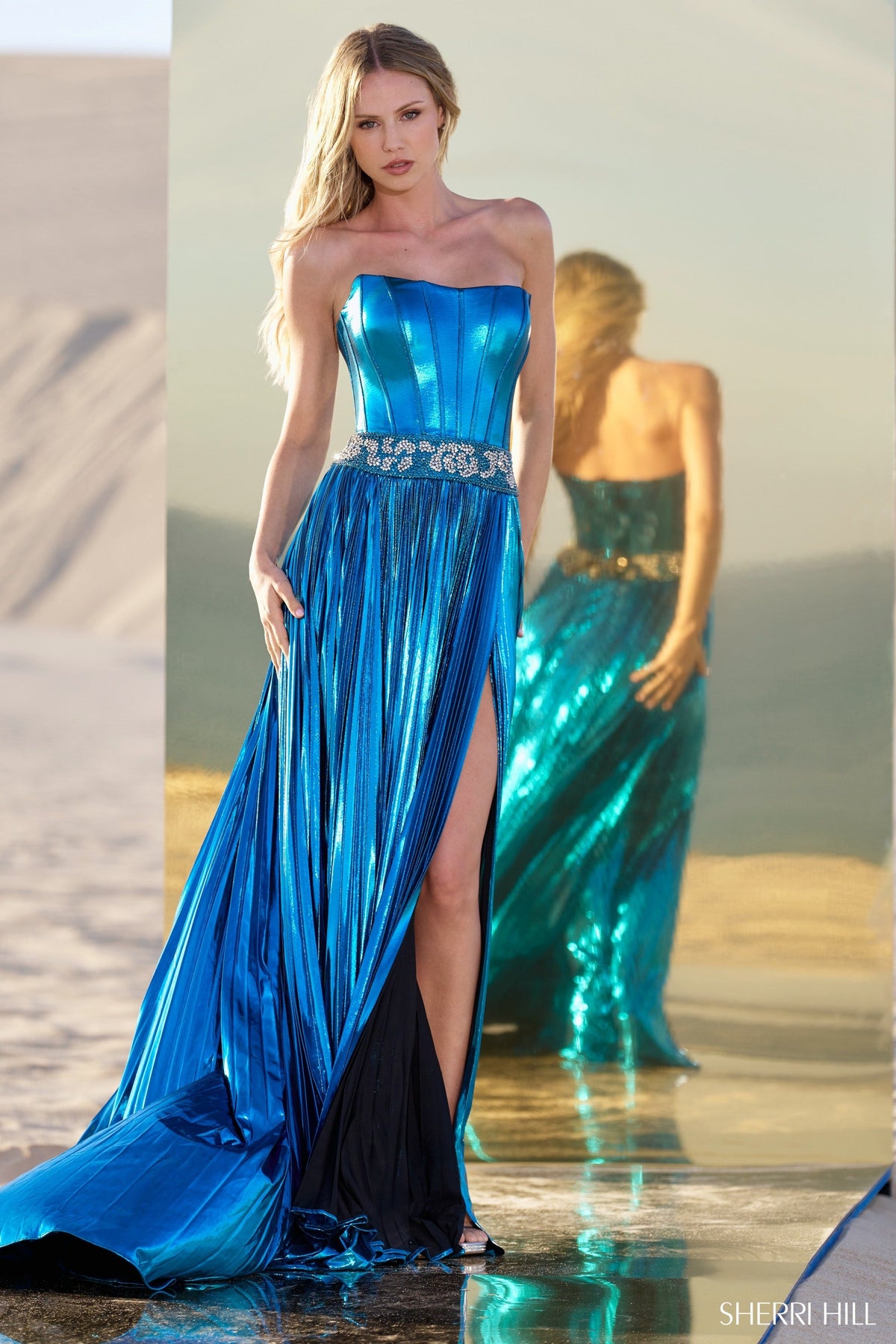 Sherri Hill Sherri-Hill-56522-peacock-54919