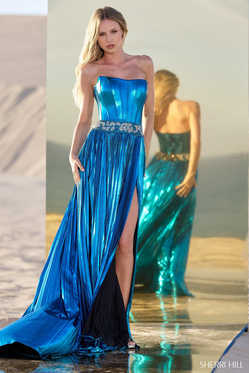 Sherri Hill Sherri-Hill-56522-peacock-54919