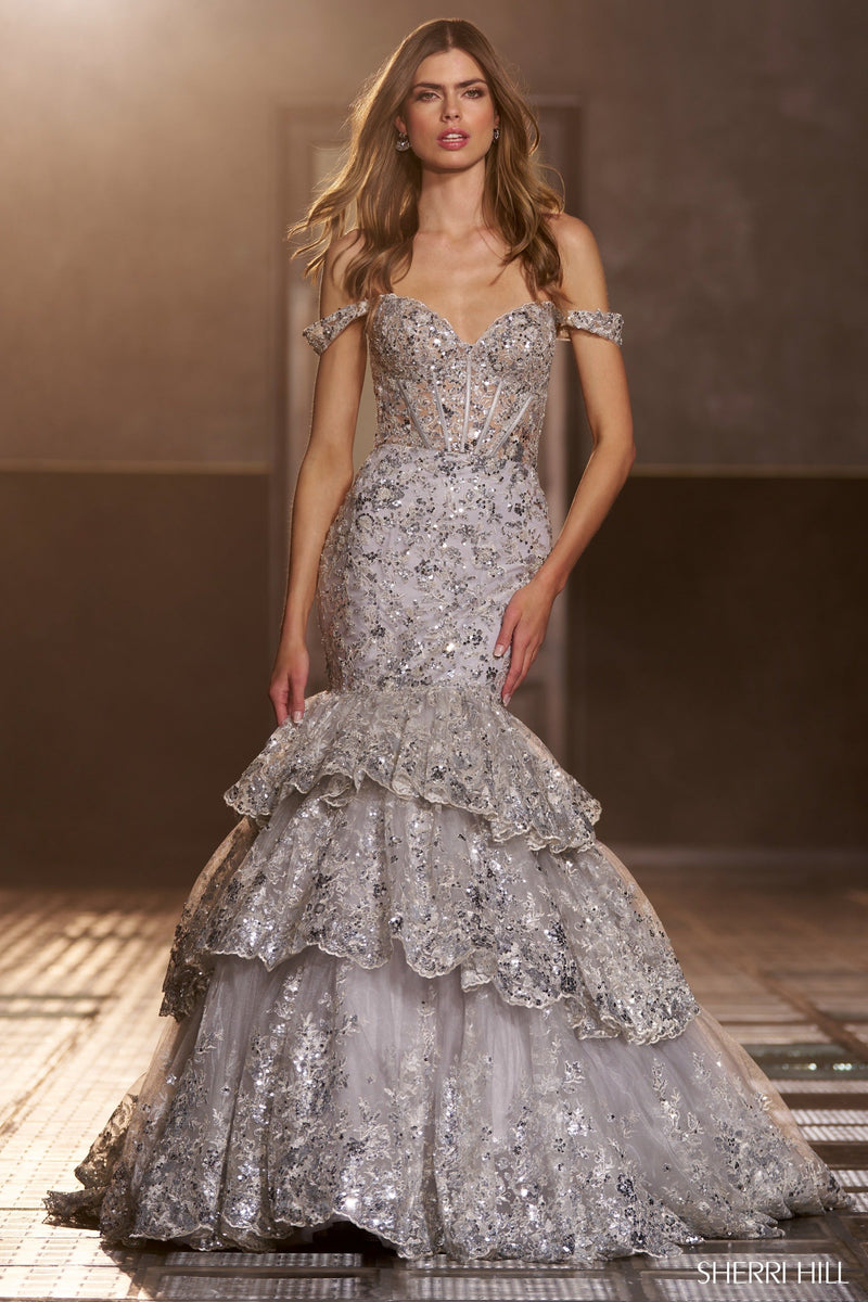 Sherri Hill Sherri-Hill-56687-silver-54664