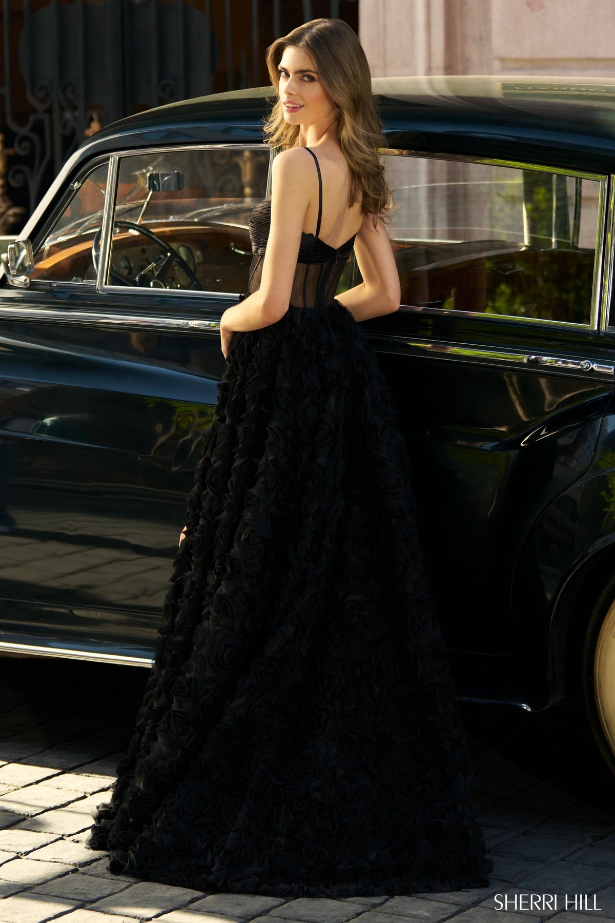 Sherri Hill Sherri-Hill-56701-black-nude-54689