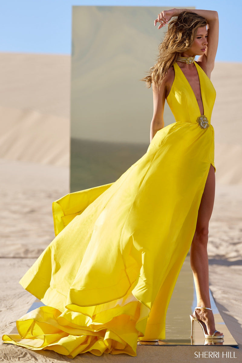 Sherri Hill Sherri-Hill-56728-yellow-54933