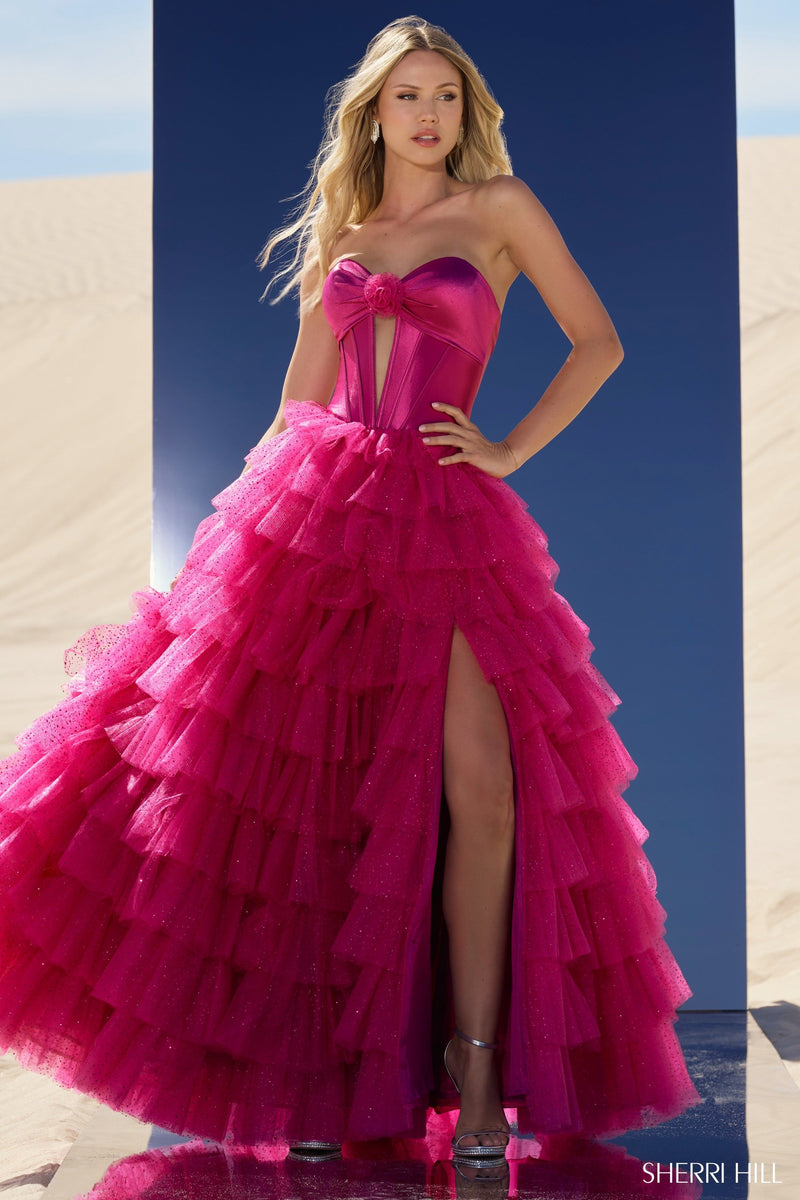Sherri Hill Sherri-Hill-56804-fuchsia-55053