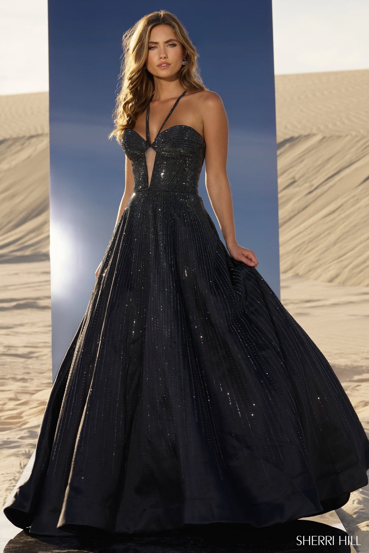 Sherri Hill Sherri-Hill-56815-black-55056