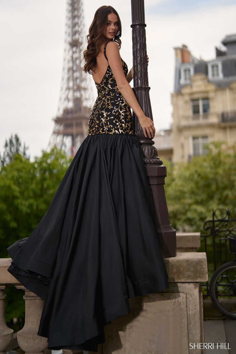 Sherri Hill Sherri-Hill-56885-black-gold-55223