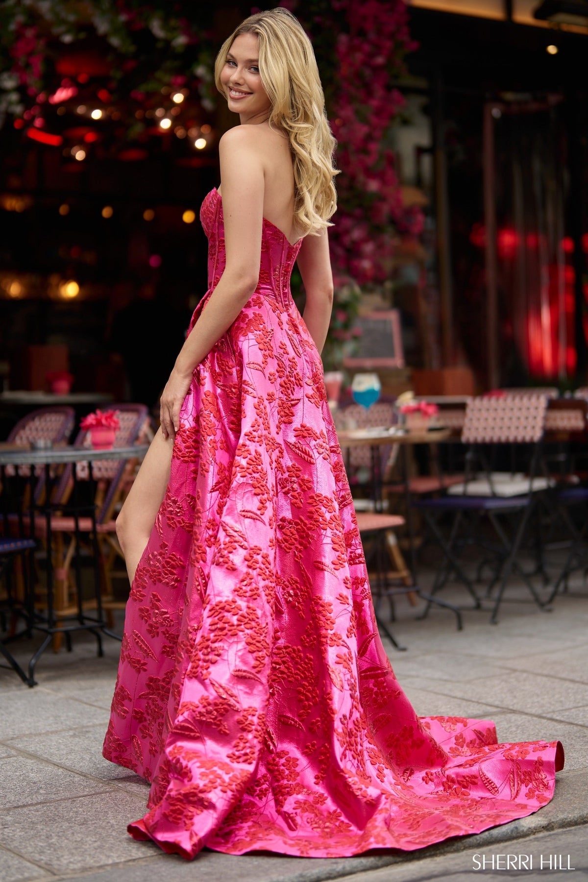 Sherri Hill Sherri-Hill-56928-fuchsia-55675