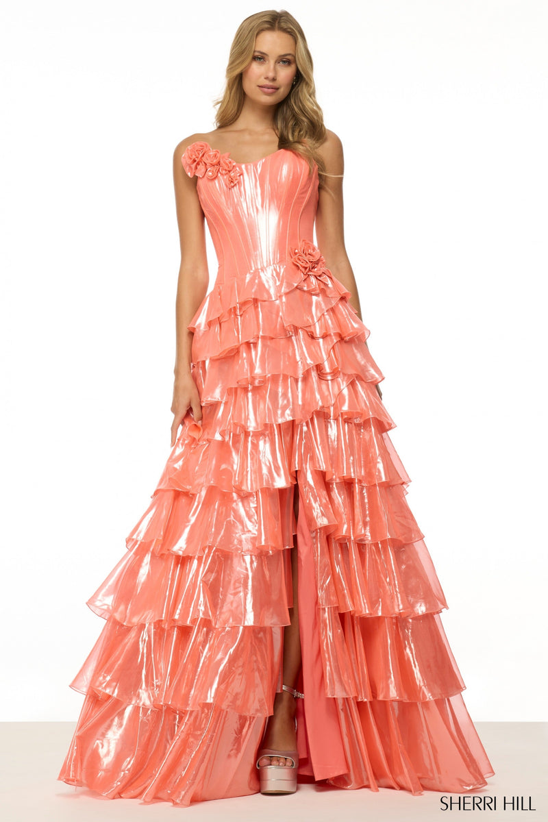 Sherri Hill Sherri-Hill-57125-orange-pink-55903