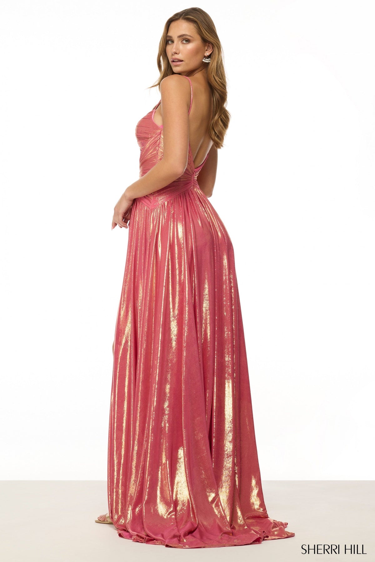 Sherri Hill Sherri-Hill-57167-hot-pink-gold-55929