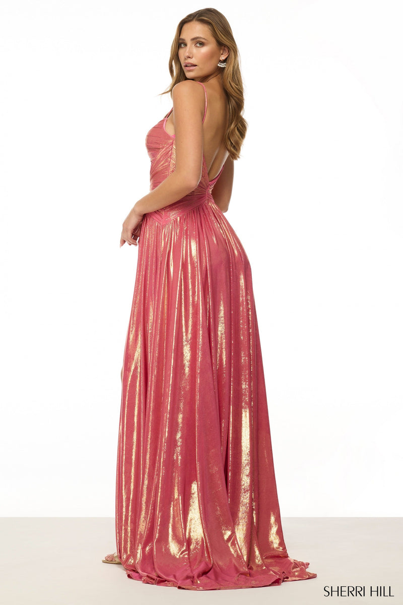 Sherri Hill Sherri-Hill-57167-hot-pink-gold-55929