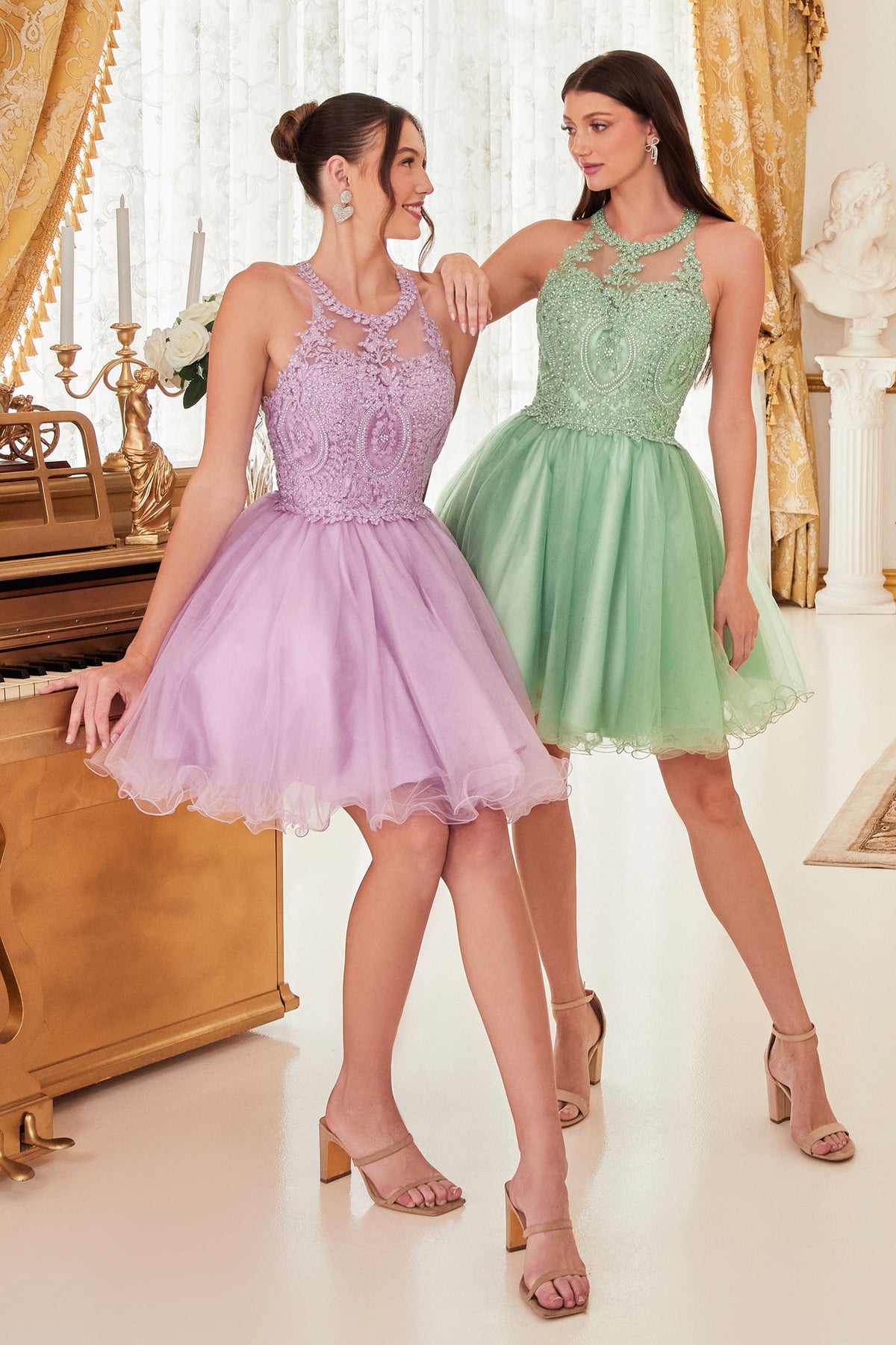 Ladivine by Cinderella Divine UJ0119_lavender_sage