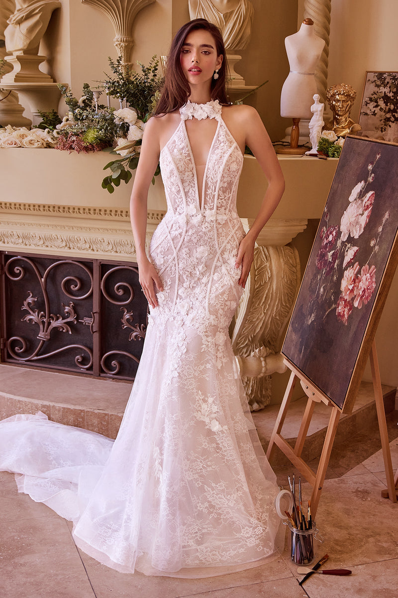 Andrea & Leo Couture WL019_OFF--WHITE-NUDE_FRONT