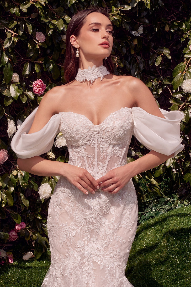 Andrea & Leo Couture WL031_OFF--WHITE