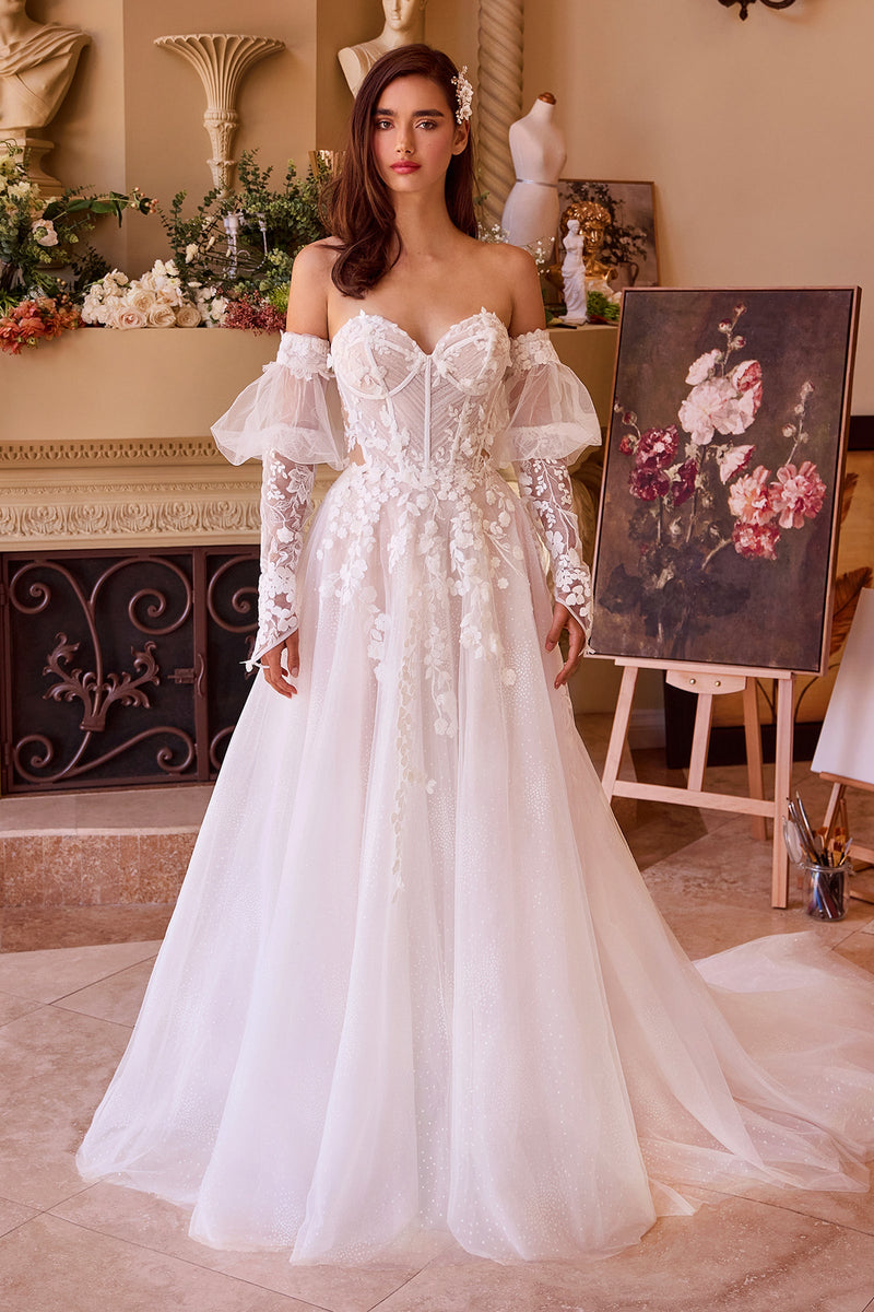Andrea & Leo Couture WL032_OFF--WHITE