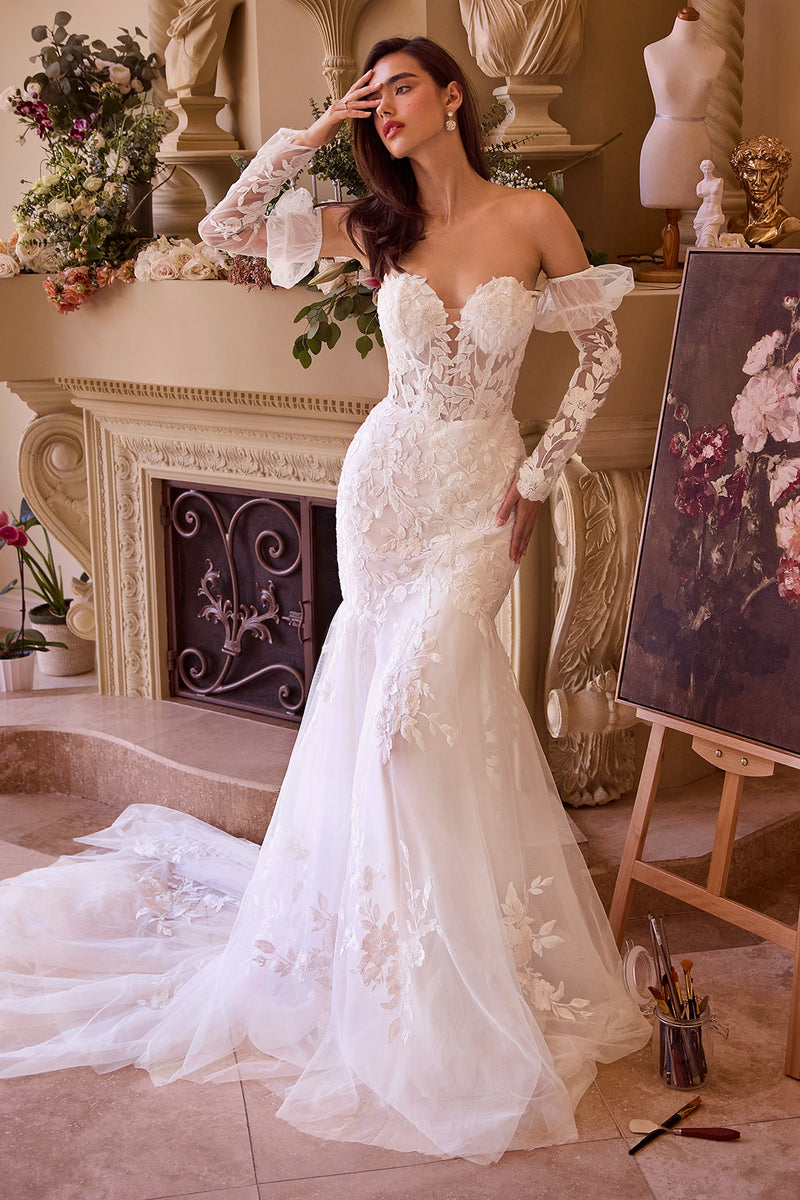 Andrea & Leo Couture WL033_OFF_WHITE_FRONT