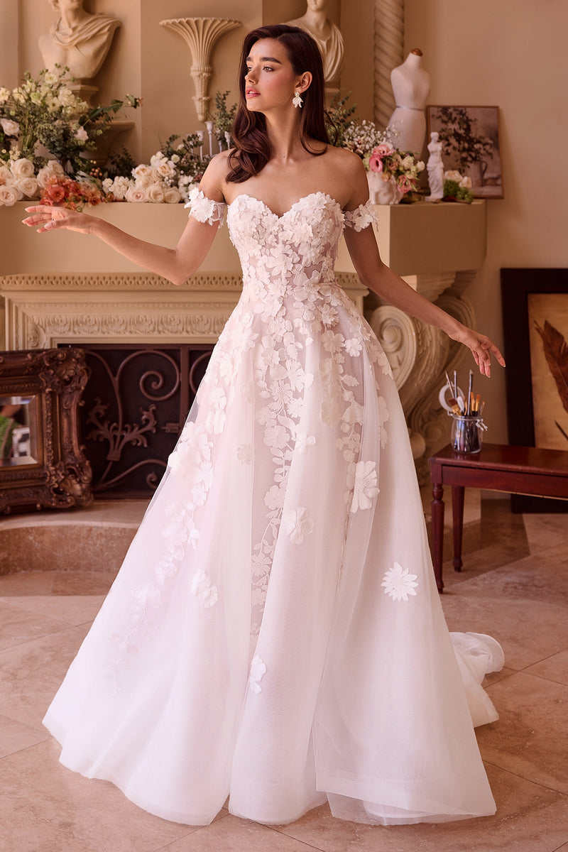 Andrea & Leo Couture WL039_OFF--WHITE_FRONT