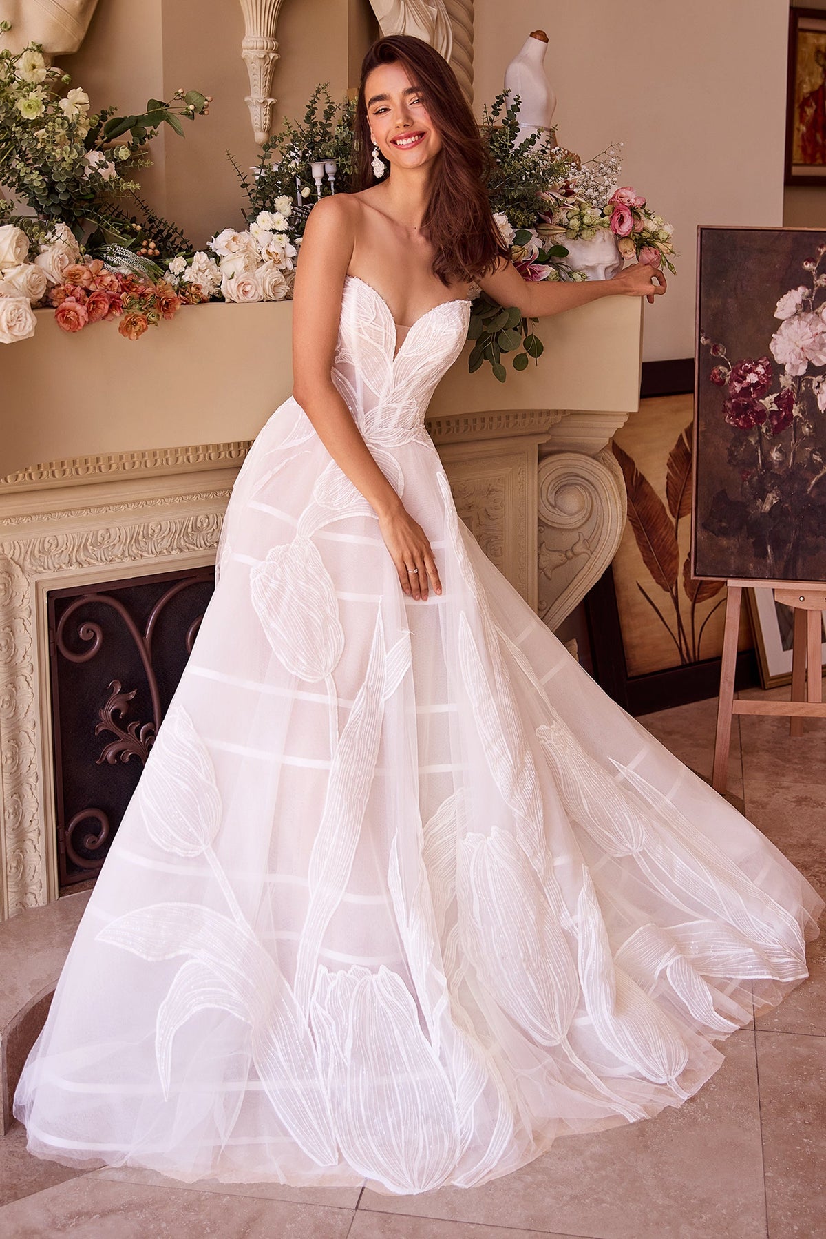 Andrea & Leo Couture WL043_OFF--WHITE_1
