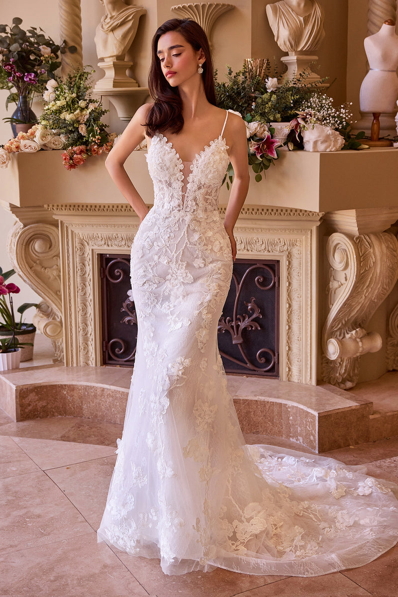 Andrea & Leo Couture WL053_OFF--WHITE_FRONT