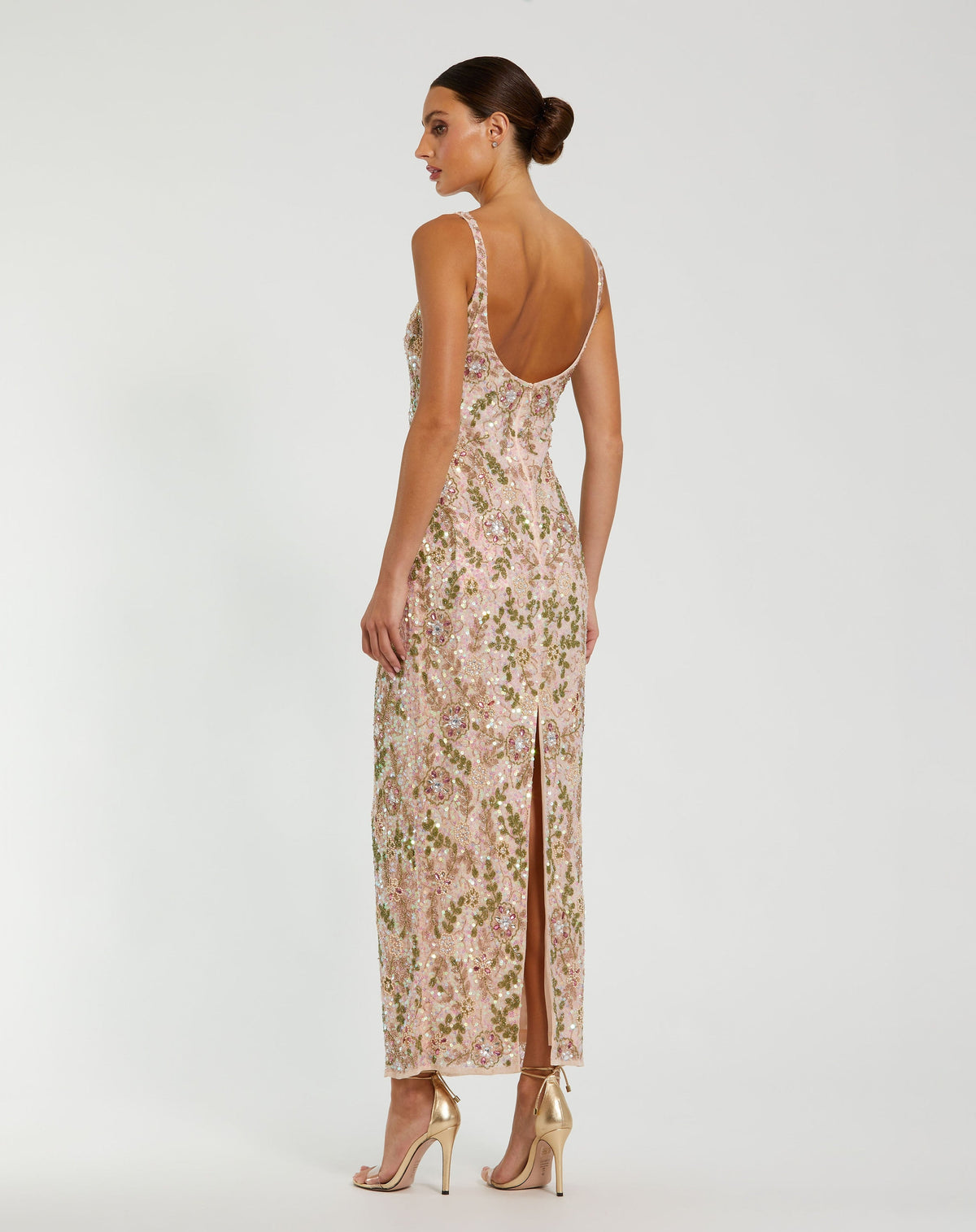 Mac Duggal 10755-NudeMulti-BK