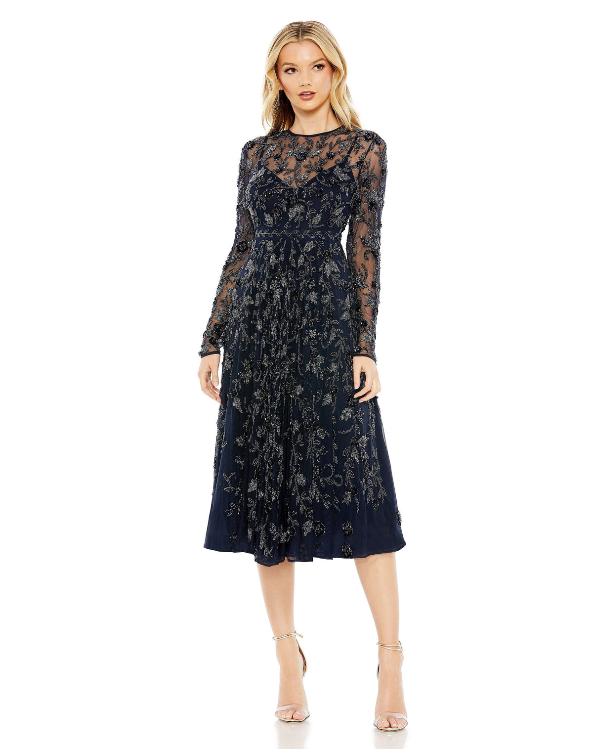 Mac Duggal 10799-Navy-AB