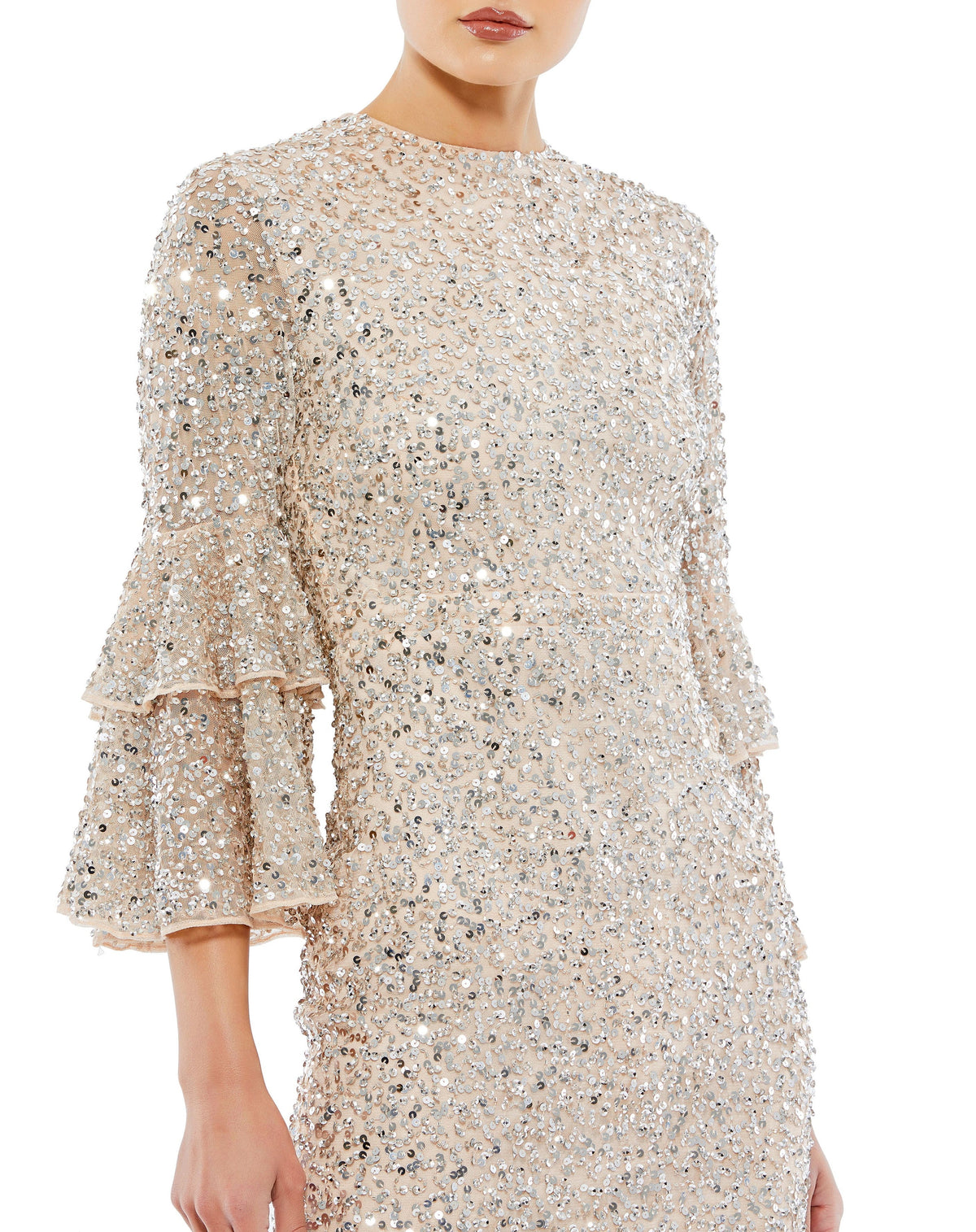 Mac Duggal 10802-Nude-CL