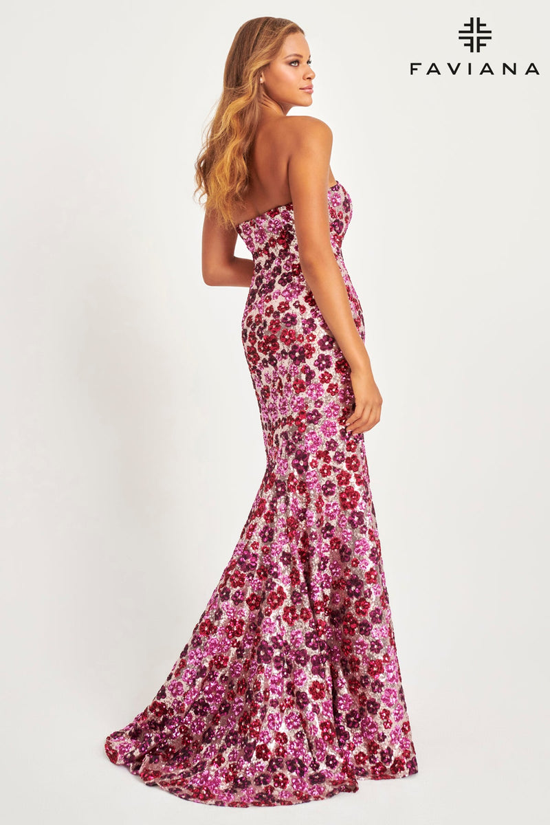 Faviana 11036_PINK_SILVER_BACK