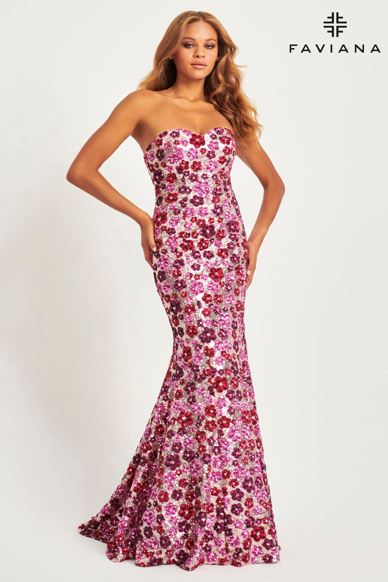 Faviana 11036_PINK_SILVER_FRONT