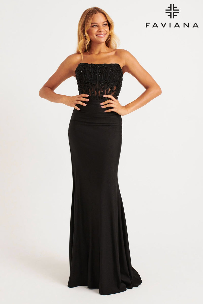 Faviana 11081_BLACK_FRONT