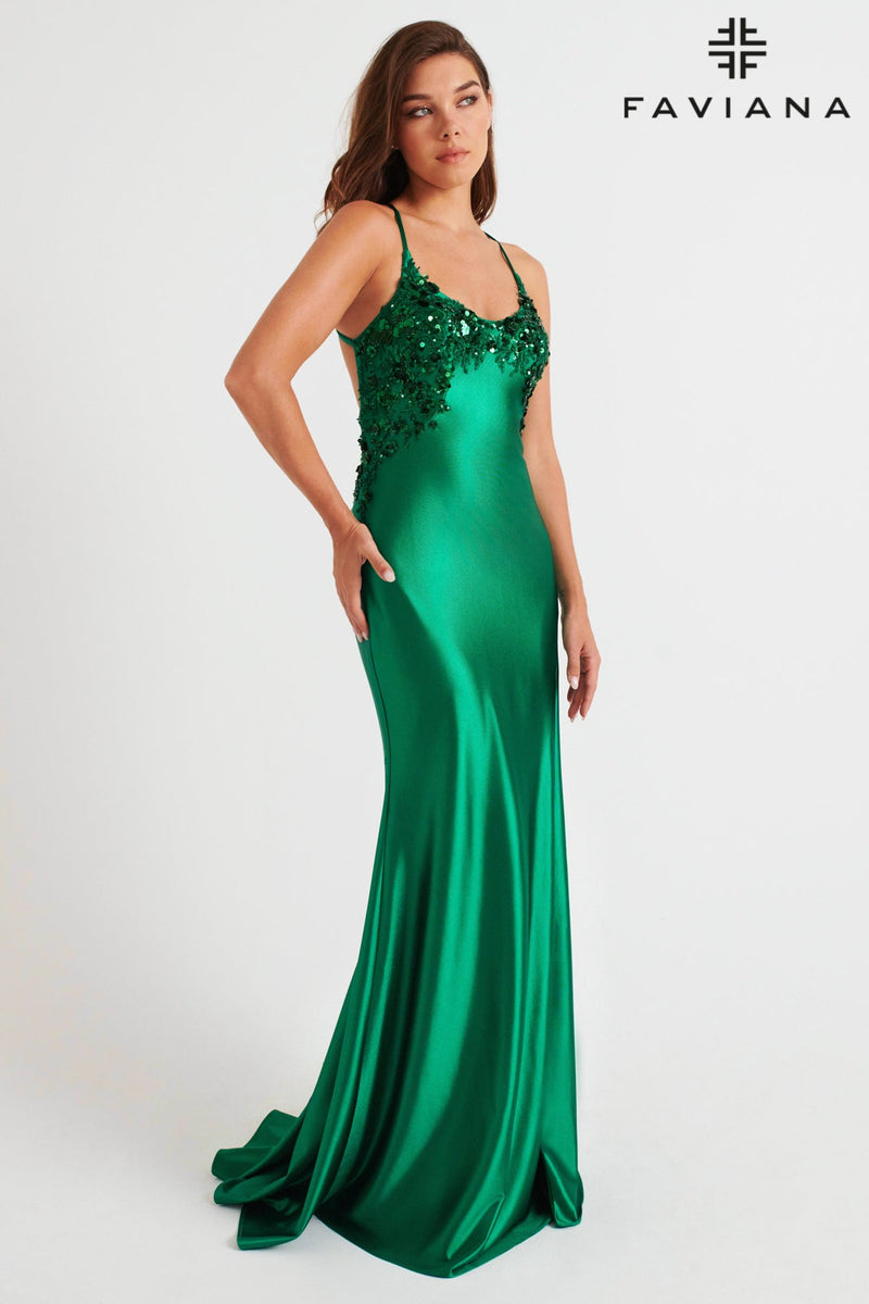 Faviana 11247_DARK_EMERALD_FRONT
