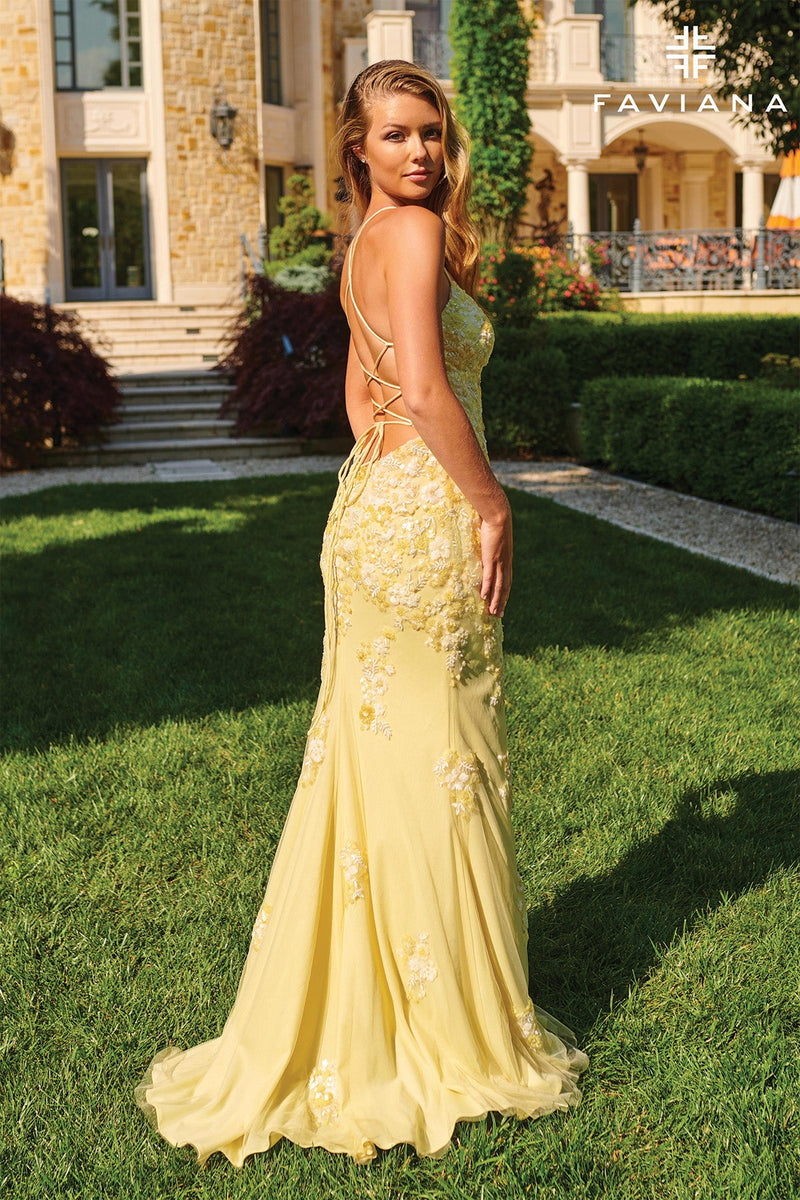 Faviana 11251_LIGHT_YELLOW_BACK