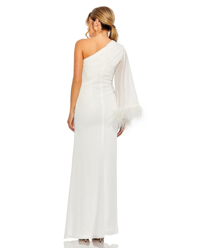 Mac Duggal 11442-White-BK