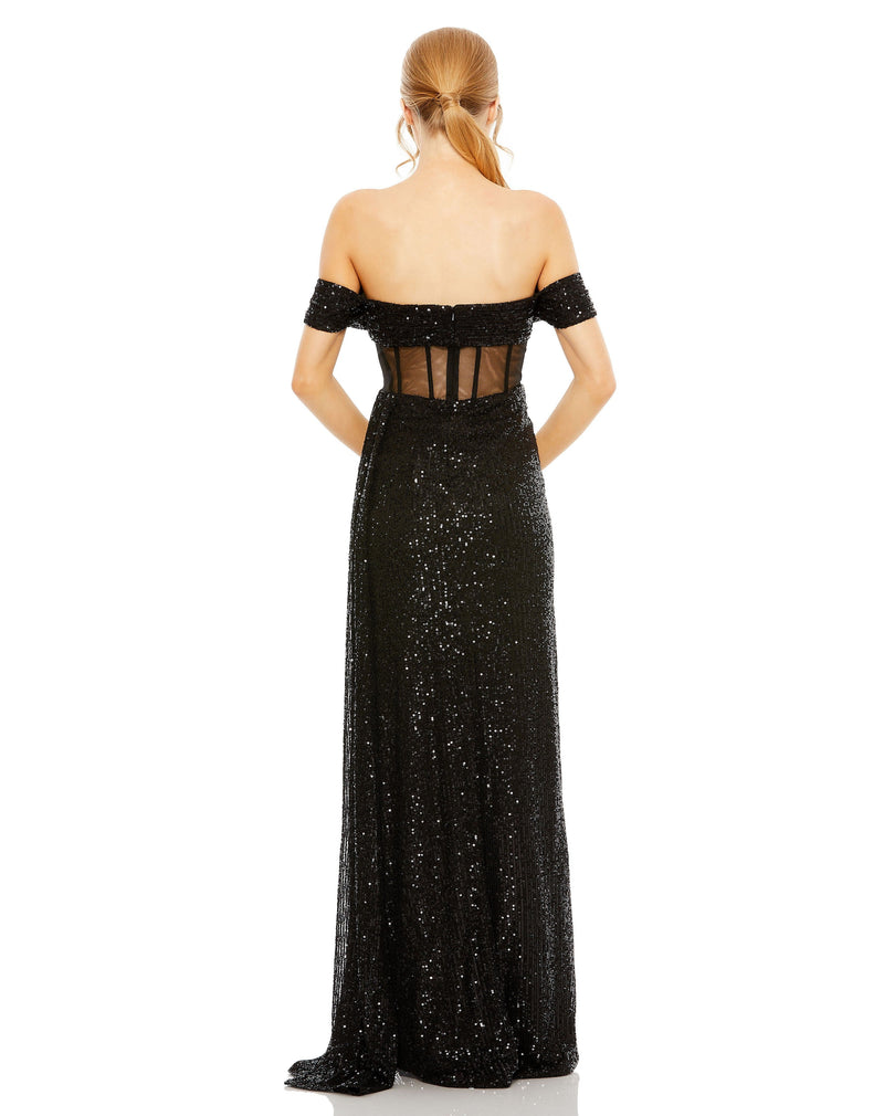 Mac Duggal 11665-Black-BK