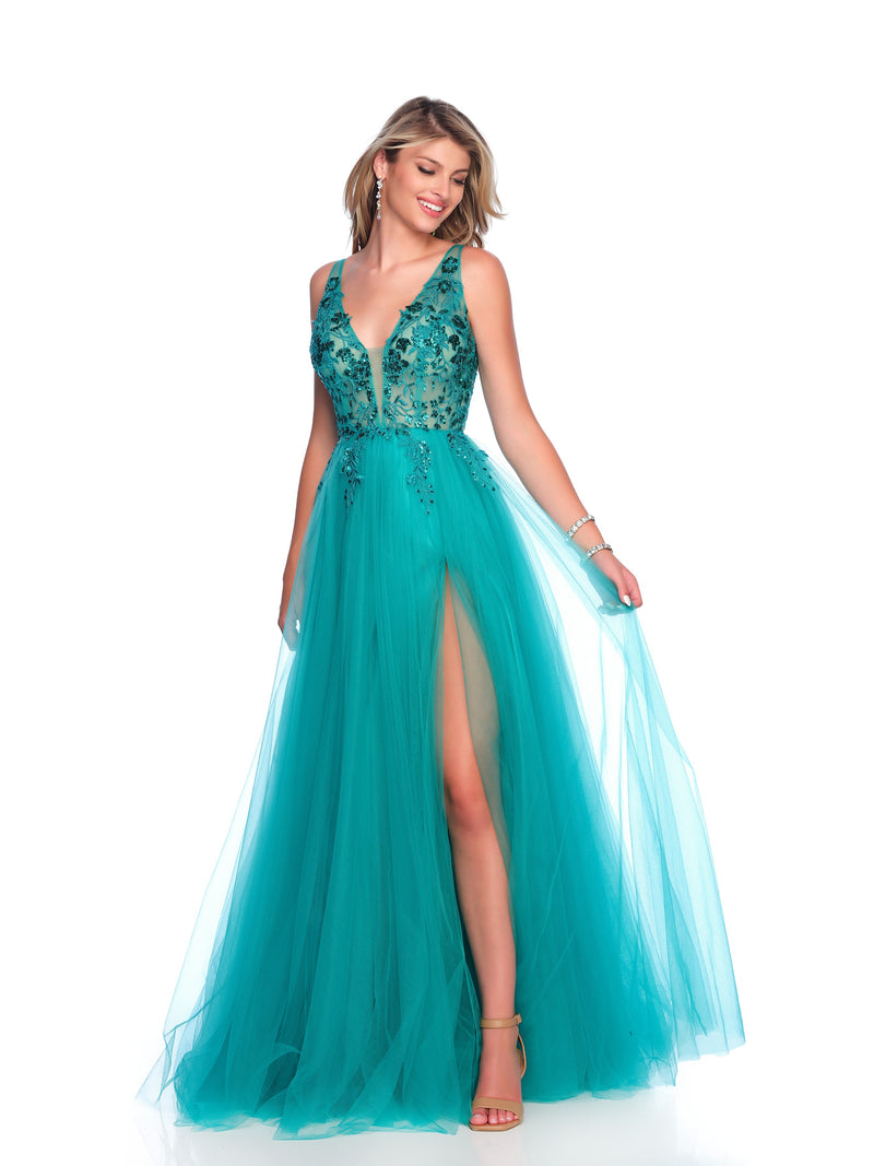 Dave & Johnny 12027_TEAL_FRONT