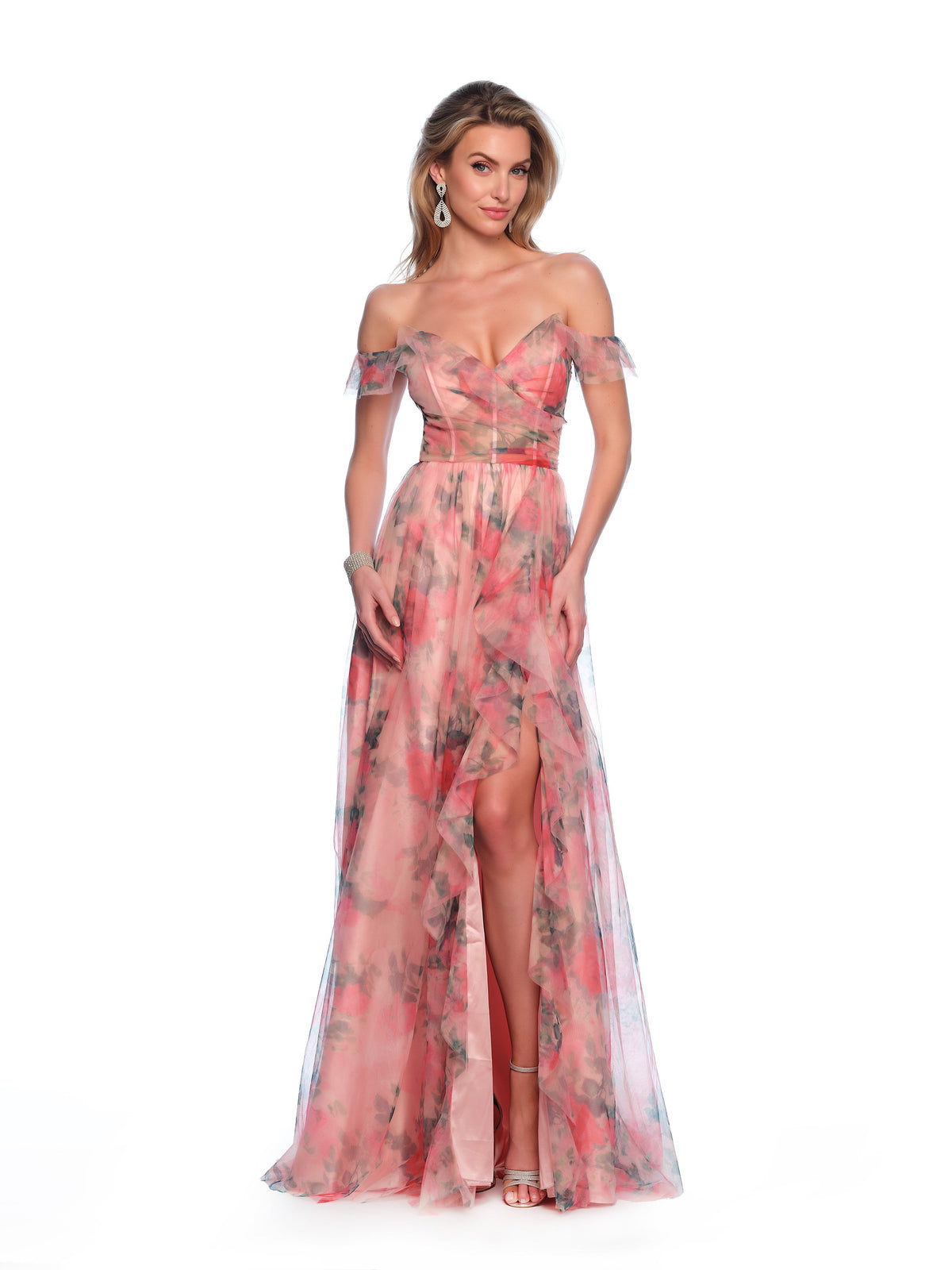 Dave & Johnny 12076_CORAL_PRINT_FRONT
